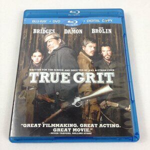 True Grit - 2010 - Rated PG 13- 2 Disc Combo Pack - Blu/Ray DVD - Used